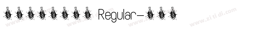 桃子味汽水的心动 Regular字体转换